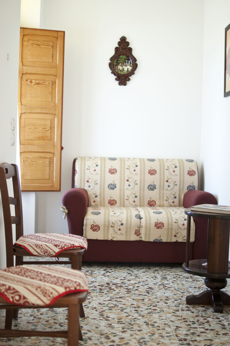 Il salotto in arte povera